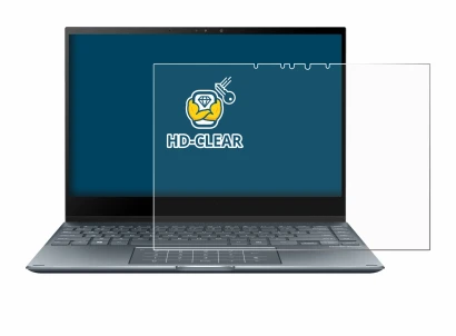 Abbildung des Geräts ASUS ZenBook Flip 13 UX363EA mit einer Vielzahl des Displayschutzes.