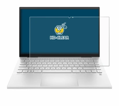 Abbildung des Geräts HP Pavilion x360 (14-dyX) mit einer Vielzahl des Displayschutzes.