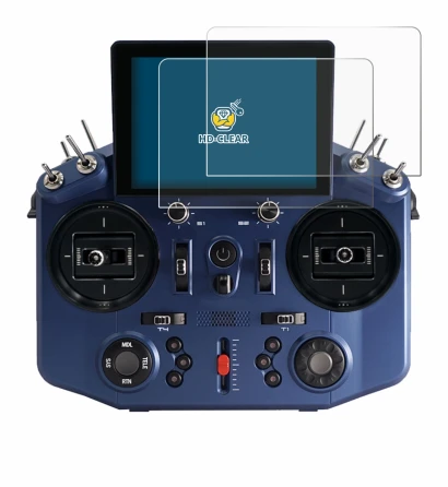 Abbildung des Geräts FrSky Tandem X20S mit einer Vielzahl des Displayschutzes.