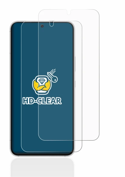 Abbildung des Geräts Samsung Galaxy S22 5G mit einer Vielzahl des Displayschutzes.