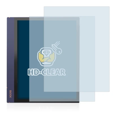 Abbildung des Geräts Boox Note Air 2 mit einer Vielzahl des Displayschutzes.