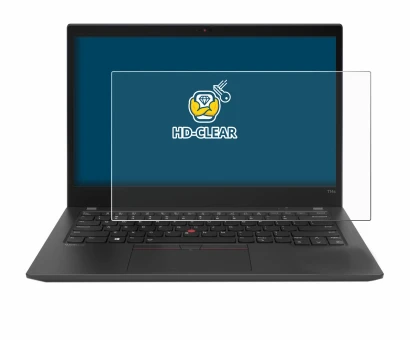 Abbildung des Geräts Lenovo ThinkPad T14s Gen 2 mit einer Vielzahl des Displayschutzes.
