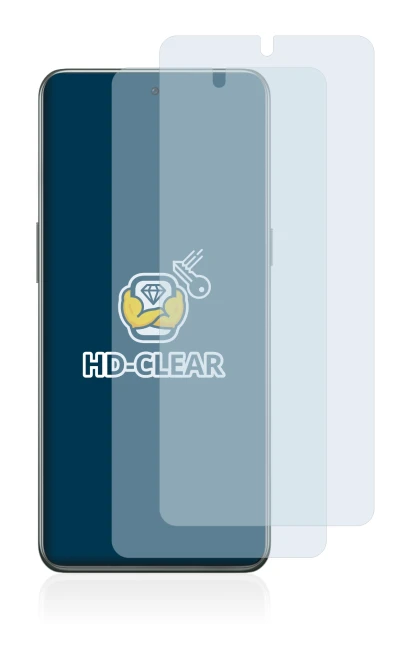 Abbildung des Geräts OnePlus 10T 5G mit einer Vielzahl des Displayschutzes.