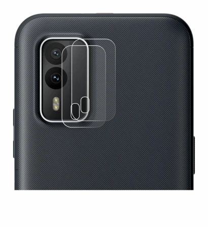 Abbildung des Geräts Nokia XR21 (NUR Kameraschutz) mit einer Vielzahl des Displayschutzes.