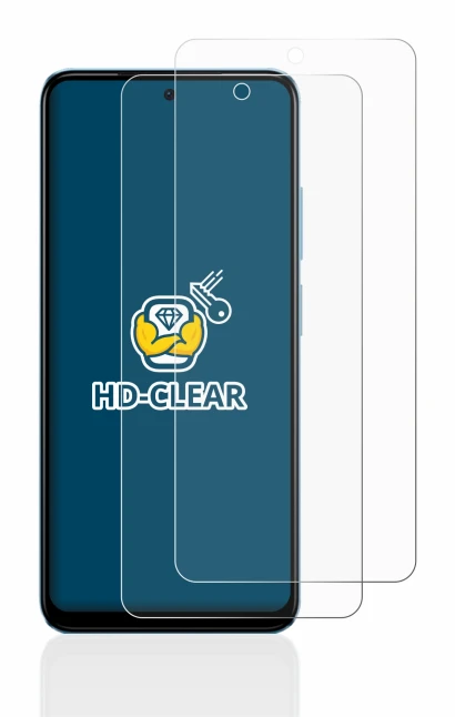 Abbildung des Geräts Xiaomi Redmi Note 12S mit einer Vielzahl des Displayschutzes.