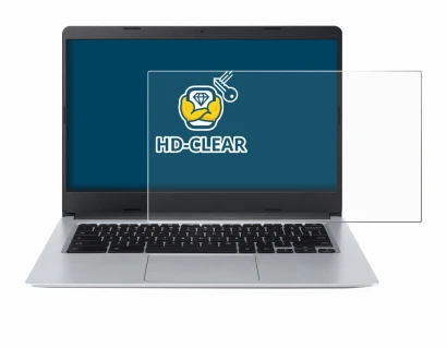 Abbildung des Geräts Acer Chromebook Spin 314 CB314-2HT mit einer Vielzahl des Displayschutzes.