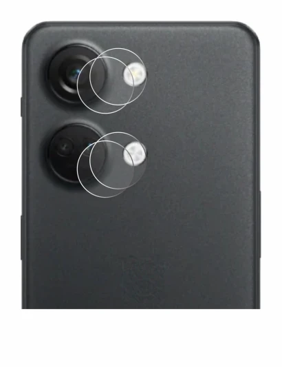 Abbildung des Geräts OnePlus Nord 3 5G (NUR Kameraschutz) mit einer Vielzahl des Displayschutzes.
