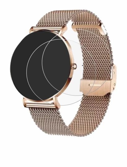 Abbildung des Geräts Xcoast X-Watch Siona 2 mit einer Vielzahl des Displayschutzes.