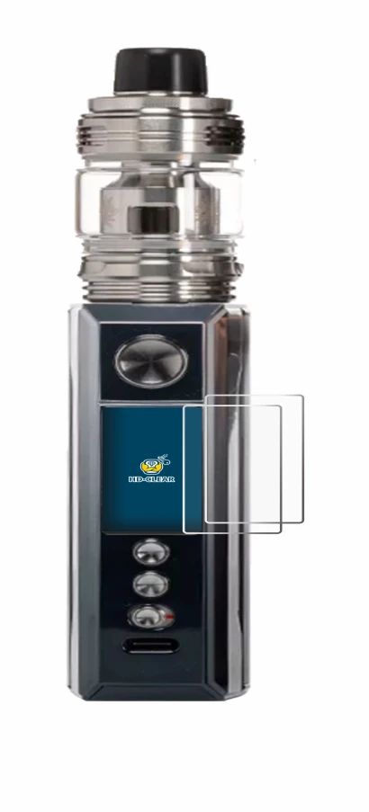 Abbildung des Geräts Voopoo Drag M100S mit einer Vielzahl des Displayschutzes.