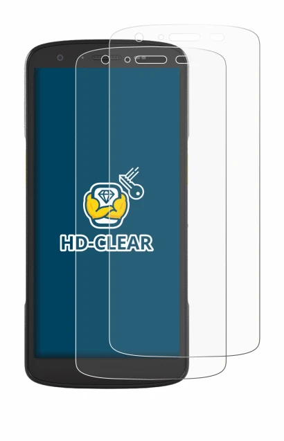 Abbildung des Geräts Zebra TC22 mit einer Vielzahl des Displayschutzes.