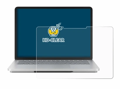 Abbildung des Geräts Microsoft Surface Laptop Studio 2 mit einer Vielzahl des Displayschutzes.