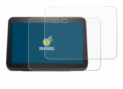 Abbildung des Geräts Amazon Echo Show 8 2023 (3. Gen.) mit einer Vielzahl des Displayschutzes.