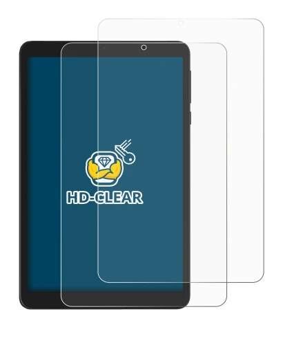 Abbildung des Geräts Doogee T20 Mini mit einer Vielzahl des Displayschutzes.