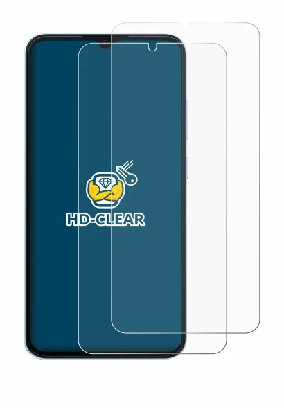 Abbildung des Geräts Blackview Wave 6C mit einer Vielzahl des Displayschutzes.