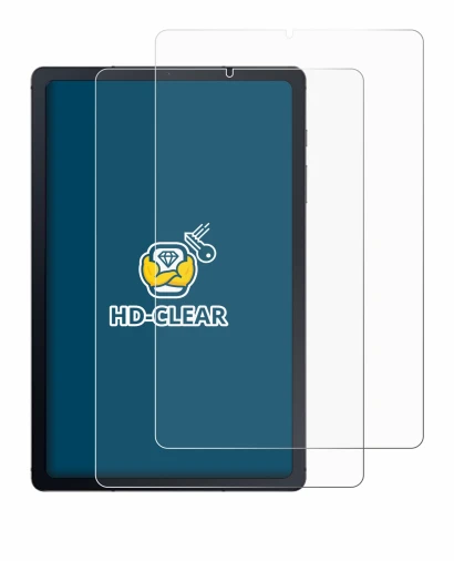 Abbildung des Geräts Samsung Galaxy Tab S6 Lite WiFi 2024 mit einer Vielzahl des Displayschutzes.