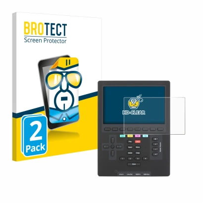 Vorderseite einer Produktverpackung mit dem Markenlogo BROTECT. Daneben ist das Gerät Polyend Tracker Mini mit dem zugehörigen
