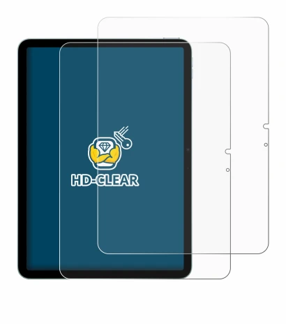 Abbildung des Geräts Apple iPad Air 11" M2 2024 mit einer Vielzahl des Displayschutzes.