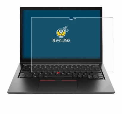 Abbildung des Geräts Lenovo ThinkPad L13 2-in-1 Gen 5 mit einer Vielzahl des Displayschutzes.