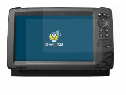 Abbildung des Geräts Lowrance HOOK Reveal 9 mit einer Vielzahl des Displayschutzes.