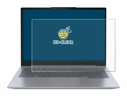 Abbildung des Geräts Lenovo ThinkBook 14 Gen 7 mit einer Vielzahl des Displayschutzes.