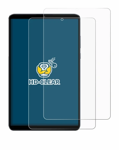 Abbildung des Geräts Xiaomi Redmi Pad SE 8.7 4G mit einer Vielzahl des Displayschutzes.