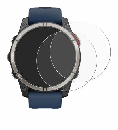 Abbildung des Geräts Garmin quatix 7 Pro mit einer Vielzahl des Displayschutzes.