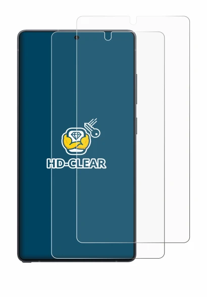 Abbildung des Geräts Samsung Galaxy S25 Ultra mit einer Vielzahl des Displayschutzes.