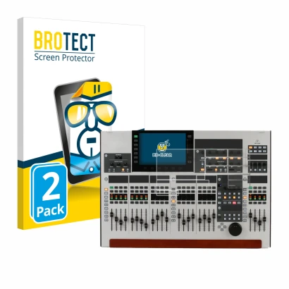 Vorderseite einer Produktverpackung mit dem Markenlogo BROTECT. Daneben ist das Gerät Behringer Wing (Set bestehend aus 11 Fol