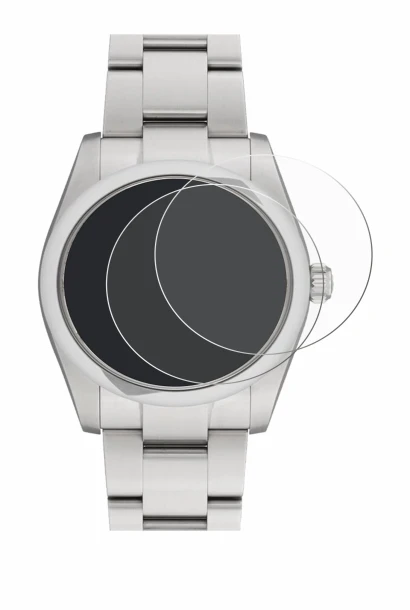 Abbildung des Geräts Rolex Oyster Perpetual 34 mit einer Vielzahl des Displayschutzes.