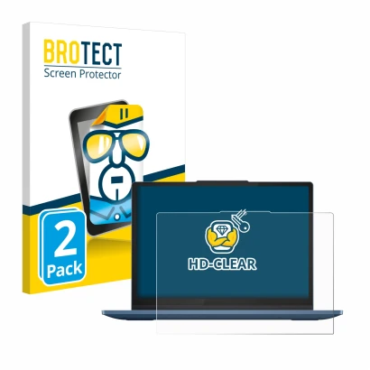 Vorderseite einer Produktverpackung mit dem Markenlogo BROTECT. Daneben ist das Gerät Lenovo IdeaPad Flex 3i Chromebook 12" mi