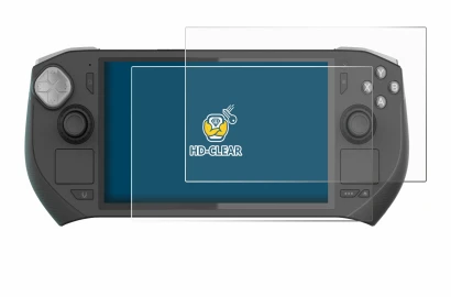 Abbildung des Geräts Zotac Gaming Zone mit einer Vielzahl des Displayschutzes.