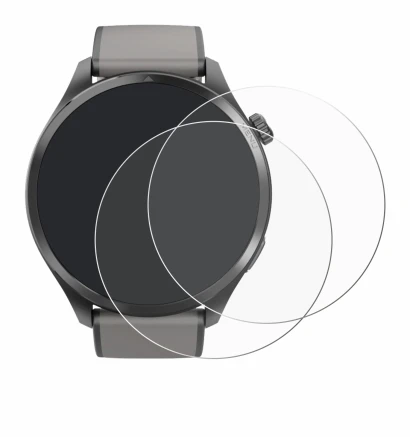Abbildung des Geräts Hama Smartwatch 9000 mit einer Vielzahl des Displayschutzes.