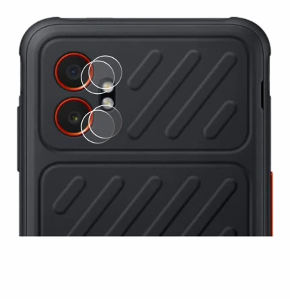 Abbildung des Geräts Samsung Galaxy XCover 7 Pro (NUR Kameraschutz) mit einer Vielzahl des Displayschutzes.