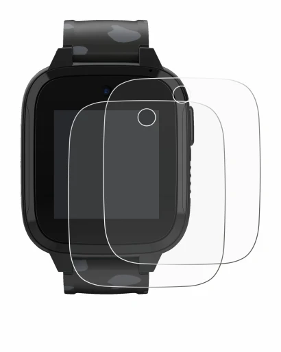 Abbildung des Geräts Xplora XGO3 (2. Gen.) mit einer Vielzahl des Displayschutzes.