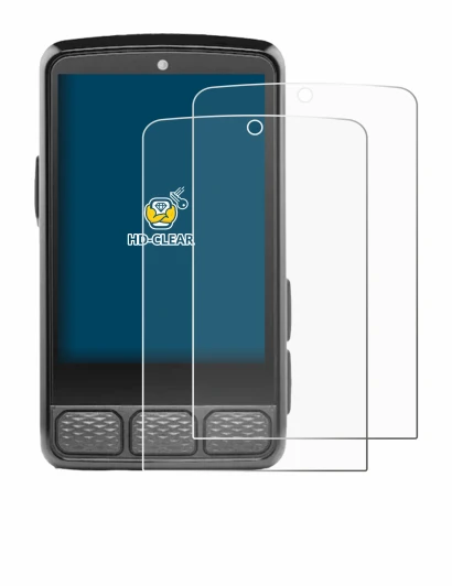 Abbildung des Geräts Wahoo Elemnt Roam V3 mit einer Vielzahl des Displayschutzes.