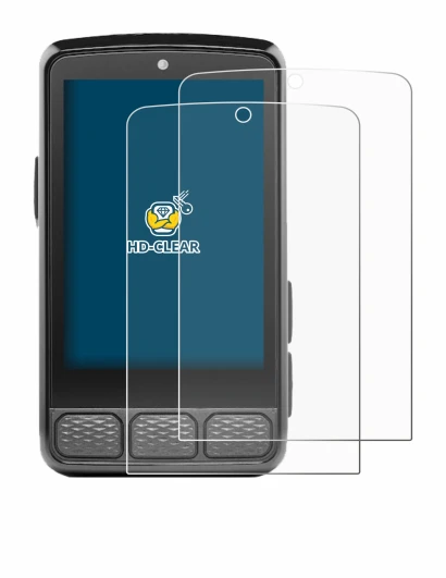 Abbildung des Geräts Wahoo Elemnt Roam 3 mit einer Vielzahl des Displayschutzes.
