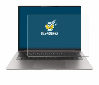 Abbildung des Geräts Honor MagicBook Pro 14 mit einer Vielzahl des Displayschutzes.