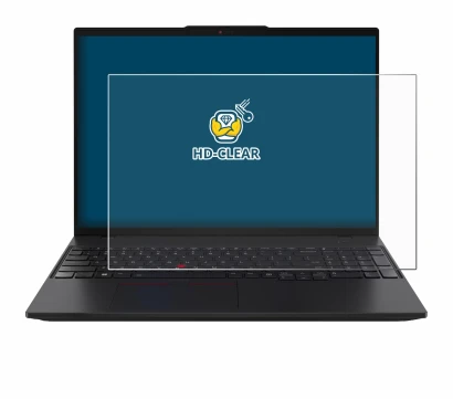 Abbildung des Geräts Lenovo ThinkPad L16 Gen 2 mit einer Vielzahl des Displayschutzes.