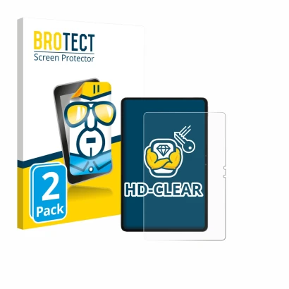 Vorderseite einer Produktverpackung mit dem Markenlogo BROTECT. Daneben ist das Gerät Blackview MEGA 3 mit dem zugehörigen Dis