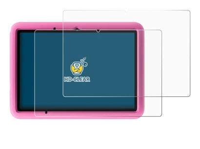 Abbildung des Geräts Blackview Tab A6 Kids mit einer Vielzahl des Displayschutzes.