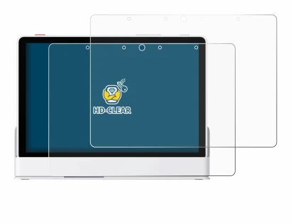 Abbildung des Geräts eufy Smart Display E10 mit einer Vielzahl des Displayschutzes.