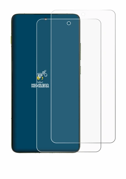 Abbildung des Geräts Motorola Edge 70 mit einer Vielzahl des Displayschutzes.