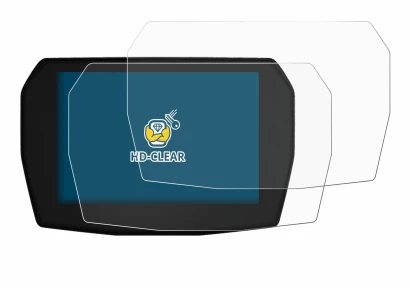 Abbildung des Geräts Ducati Panigale V2 2025 mit einer Vielzahl des Displayschutzes.