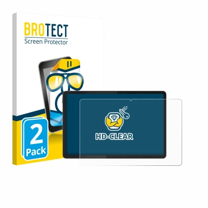 Vorderseite einer Produktverpackung mit dem Markenlogo BROTECT. Daneben ist das Gerät Lenovo Idea Tab Plus 12.1