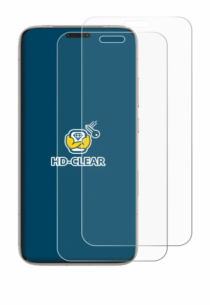 Abbildung des Geräts Honor Magic 8 Pro mit einer Vielzahl des Displayschutzes.