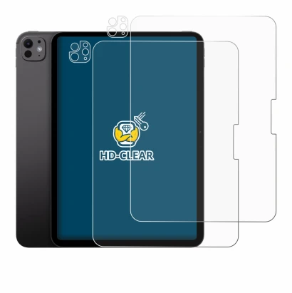 Abbildung des Geräts Apple iPad Pro 11" 2025 (Display+Kamera) mit einer Vielzahl des Displayschutzes.