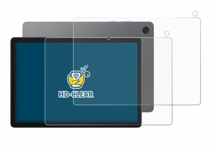 Abbildung des Geräts Samsung Galaxy Tab A11 Plus 11" (Display+Kamera) mit einer Vielzahl des Displayschutzes.