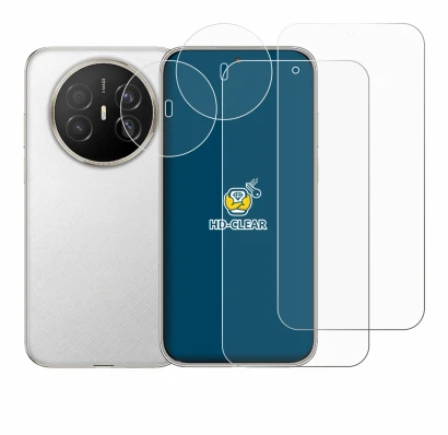 Abbildung des Geräts Huawei Mate 70 Air (Display+Kamera) mit einer Vielzahl des Displayschutzes.