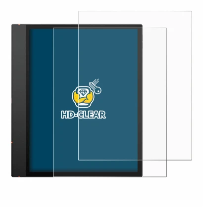 Abbildung des Geräts Boox Note Air 5 C mit einer Vielzahl des Displayschutzes.