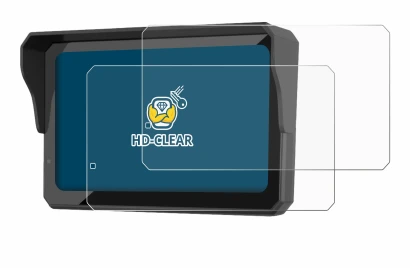 Abbildung des Geräts Carpuride W602S Pro mit einer Vielzahl des Displayschutzes.